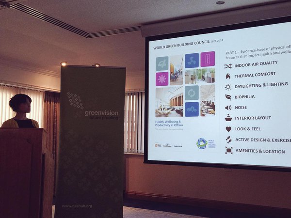 The Well Building Standard by Victoria Lockhart, Arup Associates, Wellbeing and Sustainability Specialist #gvis2015 http://t.co/ZbFB12tX8z