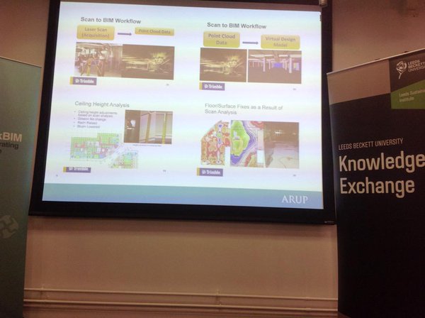 #tbim2015 Arup using laser scanning for refurb planning. Also great example of using 3d projection of collaboration. http://t.co/2jLpk445gx