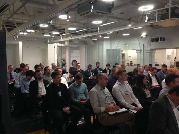 A captivated audience (I think) at #thinkBIM some really great debate #facman #BIM thanks for having us!! http://t.co/Sh8OO2oa7d
